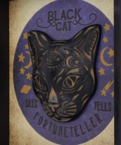 Nemesis Now Witchy Homeware Black Cat Fortune Teller