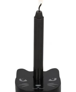 Something Different All Homeware Black Cat Spell Candle Holder