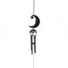 Something Different Garden Black Crescent Moon Cutout Windchime