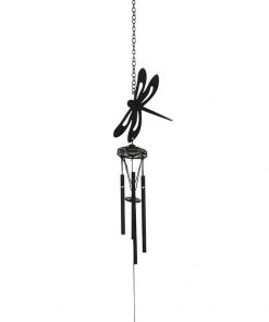 Something Different Garden Black Dragonfly Windchime