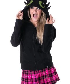 Innocent Clothing All Ladies Clothing Cupcake Cult Fury Hood Black