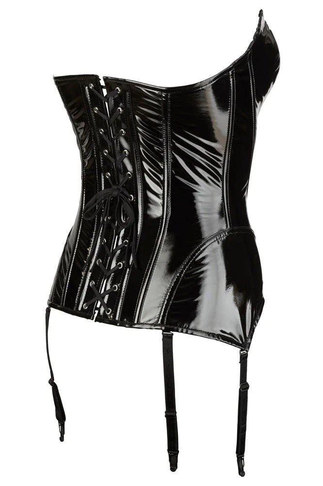Ladies Fetish Clothing Black Level Vinyl Corsage 7 Ladies Fetish Clothing Black Level Vinyl Corsage