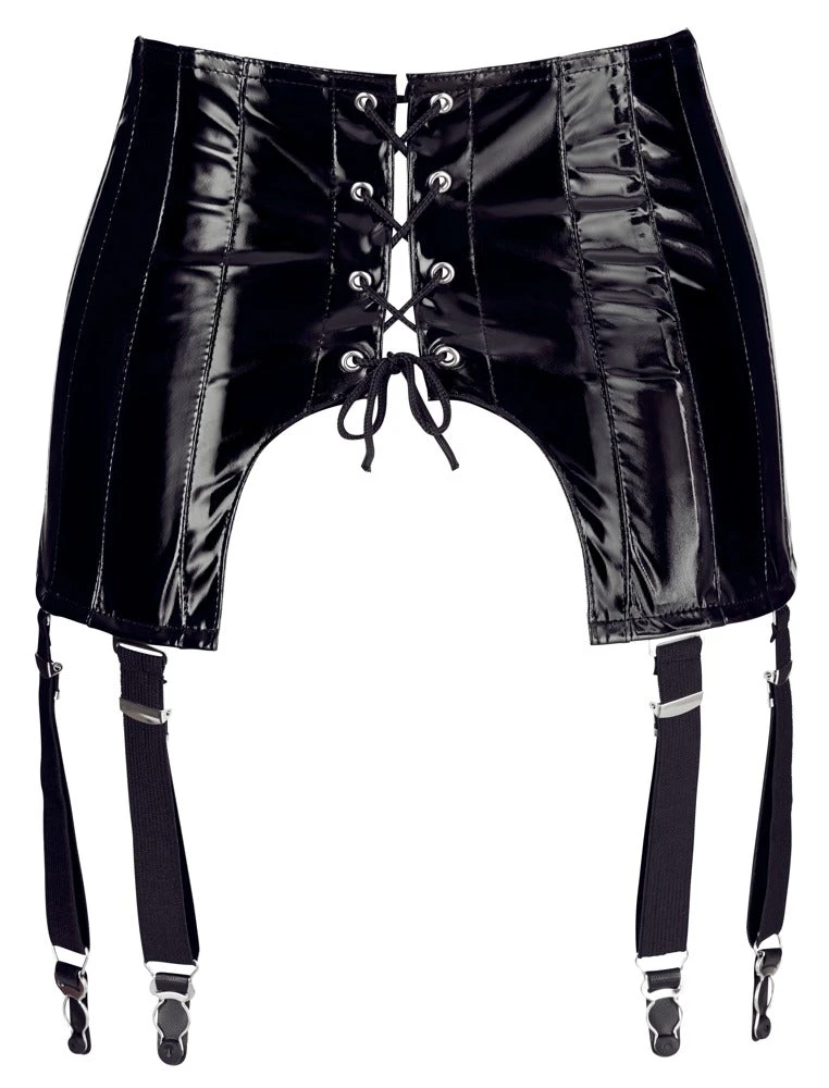 Ladies Fetish Clothing Black Level Vinyl Suspender Belt 5 Ladies Fetish Clothing Black Level Vinyl Suspender Belt