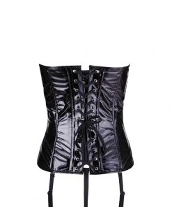 Black Level Vinyl Corsage (Small And 2XL) PVC And Vinyl Clothing