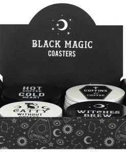 Something Different Black Magic Witchy Coasters