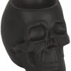 Something Different Black Skull Oil Burner