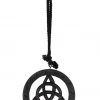 Something Different Black Wooden Hanging Triquetra