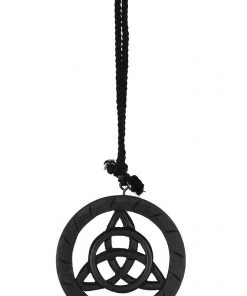 Something Different Black Wooden Hanging Triquetra
