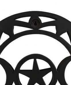 Something Different Black Wooden Triquetra Wall Art