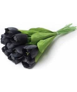 Alchemy Gothic Black Tulips Bunch Gothic Accessories