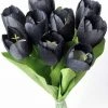 Alchemy Gothic Black Tulips Bunch Gothic Accessories