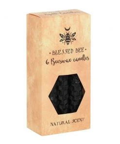 Something Different All Homeware Black Beeswax Spell Candles