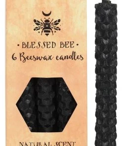 Something Different All Homeware Black Beeswax Spell Candles
