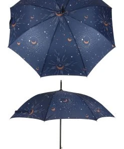 Something Different All Steampunk Accessories Blue Constellation Umbrella