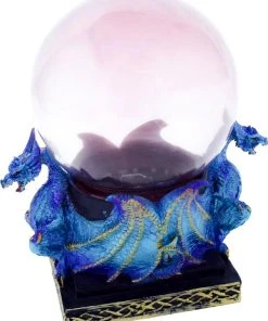 Alternative Gifts Blue Dragon With LED Glass Ball
