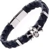 Echt EtNox Braided Pirate Skull Bracelet Pirate Costumes