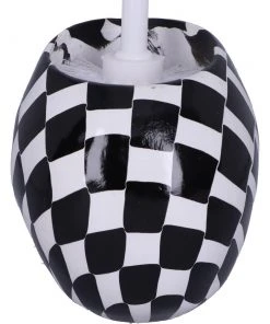 Nemesis Now Brush With Death Harlequin Toilet Brush Bathroom