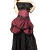 Burleska Miranda Burgundy Victorian Skirt Ladies Gothic Clothing