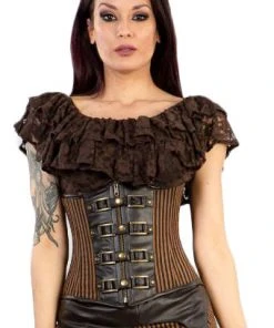Burleska Steampunk Gemini Underbust Corset Ladies Steampunk Clothing