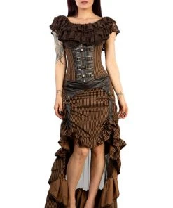 Burleska Steampunk Gemini Underbust Corset Ladies Steampunk Clothing