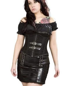 Burleska Razor Underbust Corset Ladies Gothic Clothing