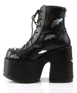 Demonia CAMEL-201 Boots Black Gothic Boots
