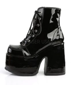 Gothic Boots Demonia CAMEL-203 Boots Patent