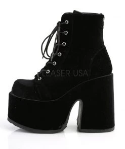 Gothic Boots Demonia CAMEL-203 Boots Velvet