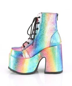Demonia CAMEL 203 Boots Rainbow