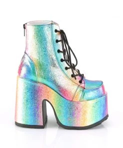 Demonia CAMEL 203 Boots Rainbow