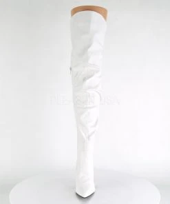 Pleaser CLASSIQUE 3011 Boots White Ladies Fetish Boots
