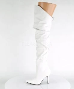 Pleaser CLASSIQUE 3011 Boots White Ladies Fetish Boots