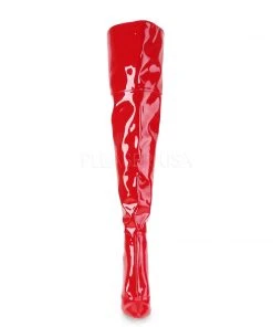 Pleaser COURTLY 3012 Boots Red Ladies Fetish Boots