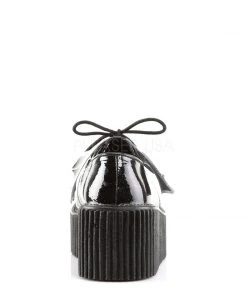 Gothic Boots Demonia CREEPER-205 Shoes Black Glitter