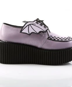 Gothic Boots Demonia CREEPER-205 Shoes Lavender