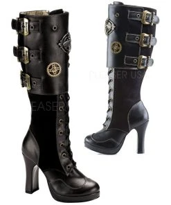 Gothic Boots Demonia Crypto 302 Boots Black