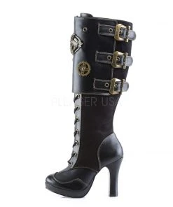Gothic Boots Demonia Crypto 302 Boots Black