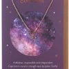 Something Different Capricorn Zodiac Necklace Card All Jewellery