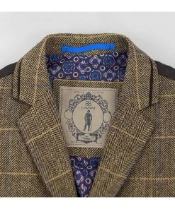 Kaymans Albert Brown Steampunk Waistcoat Mens Steampunk Clothing