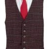 Kaymans Carly Wine Steampunk Waistcoat Mens Steampunk Clothing
