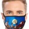 Christmas Face Masks Christmas Face Mask Santa On Sledge