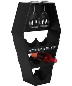 Something Different Coffin Wine Shelf