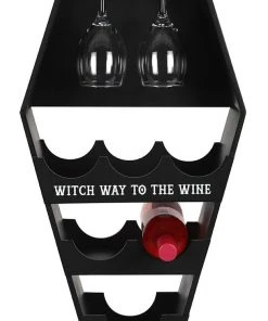 Something Different Coffin Wine Shelf