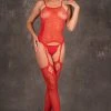 Bodystockings Corsetti Amrin Red Bodystocking