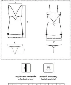 Chemises, Nightwear Corsetti Domenica Chemise