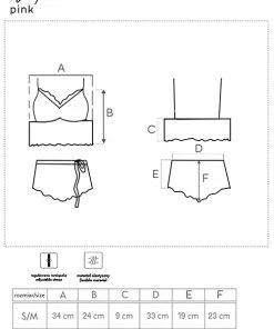 Corsetti Wolpilm Pink Lingerie Set