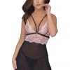 Cottelli Collection Chemises, Nightwear Cottelli Lingerie Babydoll Set 1 Cottelli Collection Chemises, Nightwear Cottelli Lingerie Babydoll Set