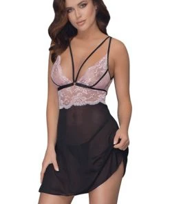 Cottelli Collection Chemises, Nightwear Cottelli Lingerie Babydoll Set