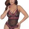 Cottelli Collection Body, Bodysuits, Teddies Cottelli Black Red Body 2 Cottelli Collection Body, Bodysuits, Teddies Cottelli Black Red Body