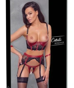 Cottelli Collection Bondage Ladies Fetish Clothing Cottelli Collection Shelf Bra Lingerie Set 11 Cottelli Collection Bondage Ladies Fetish Clothing Cottelli Collection Shelf Bra Lingerie Set